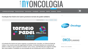 My Oncologia – Torneio de Padel Solidário